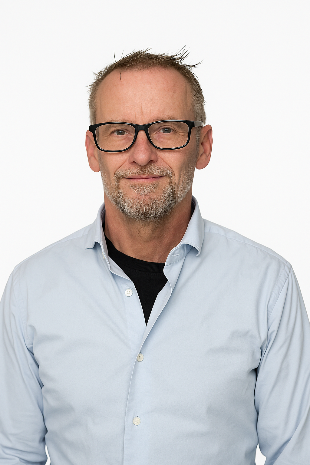 Portrætbillede af Søren Hjort, CTO og 50 % partner hos Vaviga – specialist i teknologiske løsninger inden for bilforsikring og forebyggelse af vanvidsbilisme.